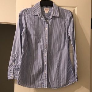 Jcrew striped button up top